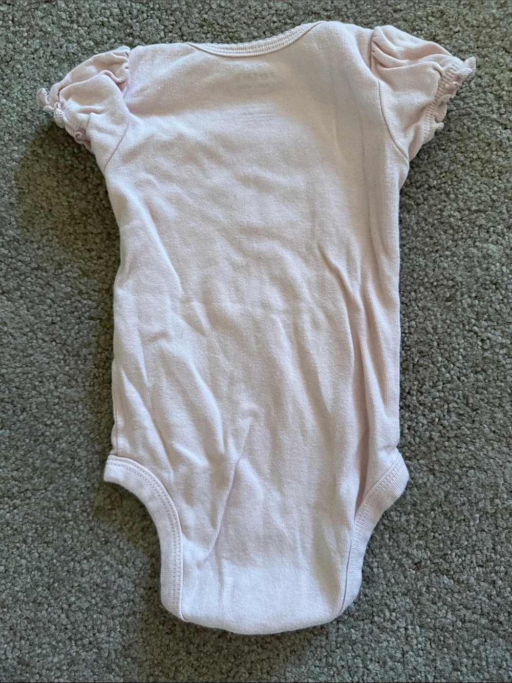 Carter’s Baby Pink Strawberry Print One-Piece Bodysuit